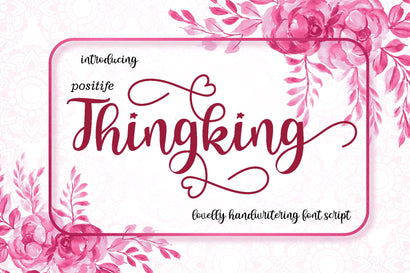 Thingking Script Font mahyud creatif 