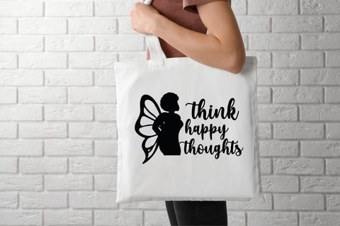 Think happy thoughts SVG SVG DESIGNISTIC 