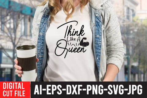 Think Like a Queen SVG SVG BlackCatsMedia 