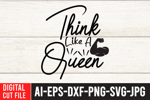 Think Like a Queen SVG SVG BlackCatsMedia 