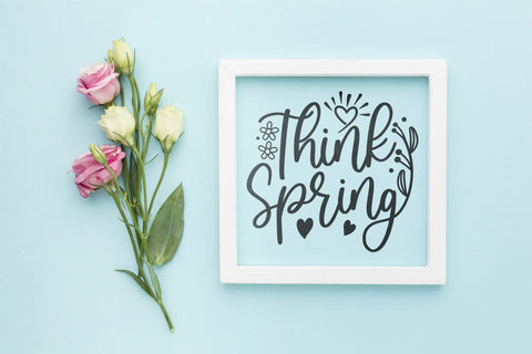 Think Spring, Spring SVG, Spring Flower SVG SVG CraftLabSVG 