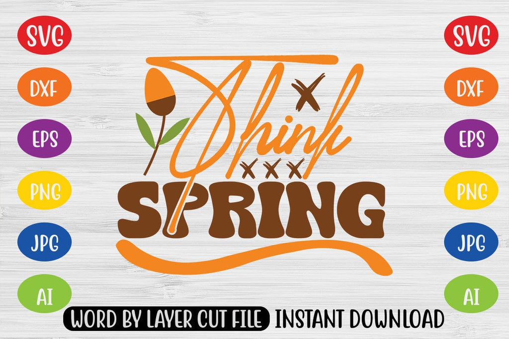 Think Spring Icons Think Spring SVG - So Fontsy