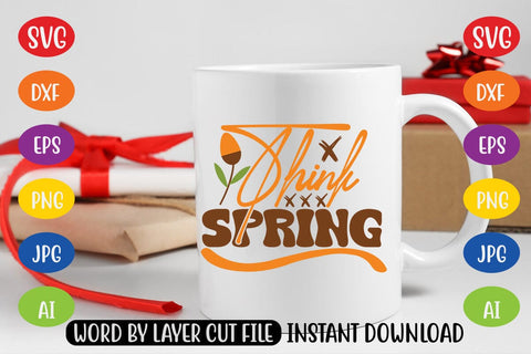 Think Spring SVG SVG MStudio 