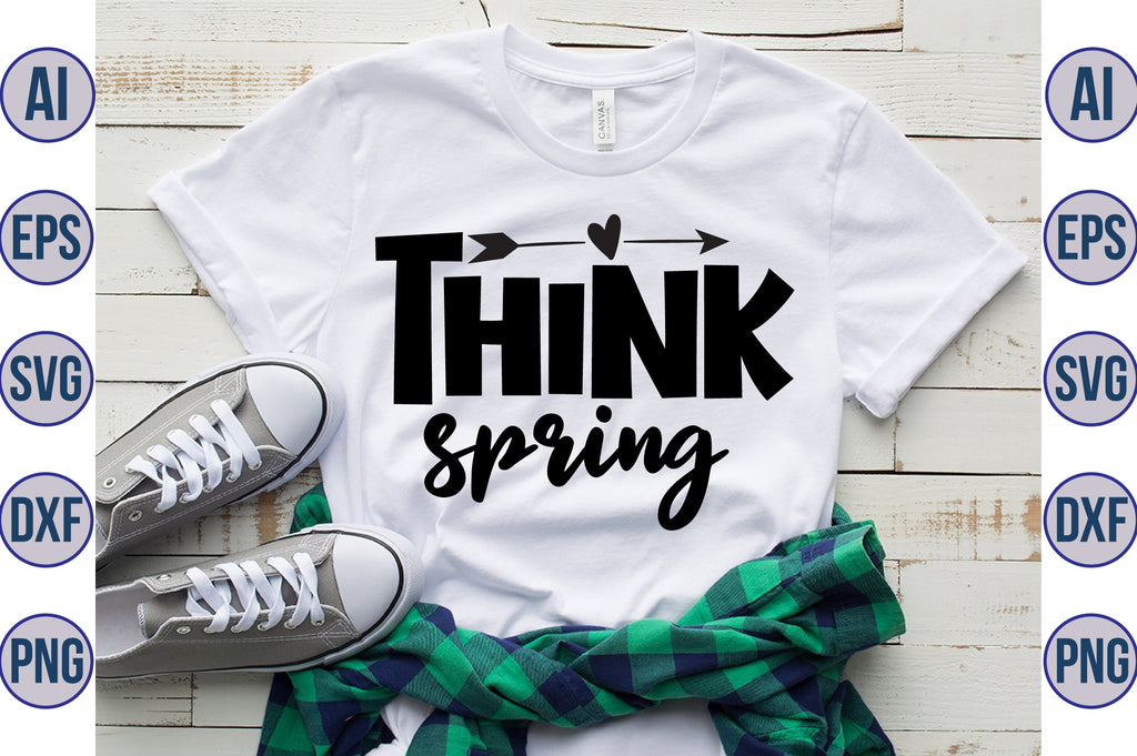 Think spring svg - So Fontsy