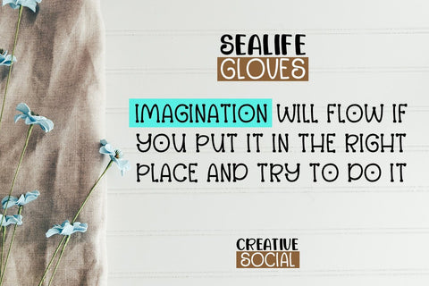 Thinker Gloves Font JH-CreativeFont 