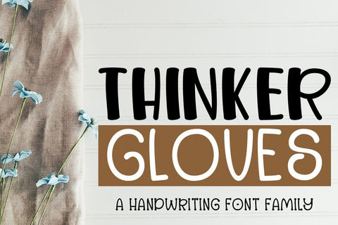Thinker Gloves Font JH-CreativeFont 