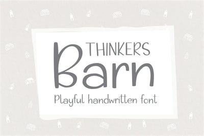 Thinkers Barn Font Sunday Nomad 