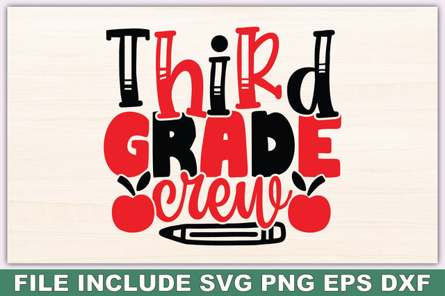 Third Grade Crew SVG Ariyan 