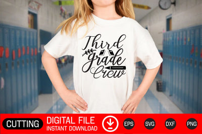 Third Grade Crew SVG CraftlabSvg29 