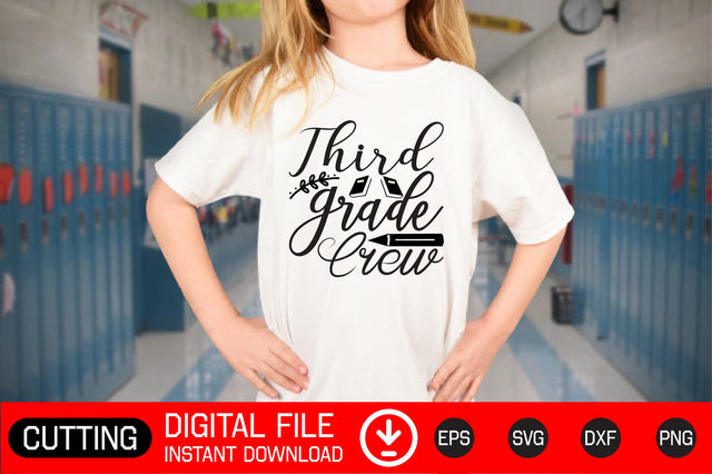 Third Grade Crew SVG CraftlabSvg29 