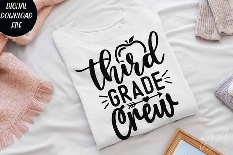 Third grade crew svg, Halloween t shirt svg, Third grade teacher svg, Third grade group shirt svg, Third grade cricut, teacher t shirt svg, cool teacher svg SVG Isabella Machell 