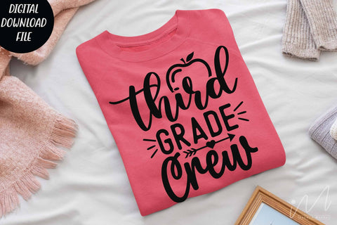 Third grade crew svg, Halloween t shirt svg, Third grade teacher svg, Third grade group shirt svg, Third grade cricut, teacher t shirt svg, cool teacher svg SVG Isabella Machell 