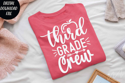 Third grade crew svg, Halloween t shirt svg, Third grade teacher svg, Third grade group shirt svg, Third grade cricut, teacher t shirt svg, cool teacher svg SVG Isabella Machell 