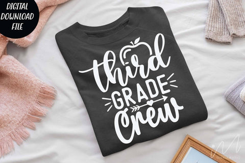 Third grade crew svg, Halloween t shirt svg, Third grade teacher svg, Third grade group shirt svg, Third grade cricut, teacher t shirt svg, cool teacher svg SVG Isabella Machell 