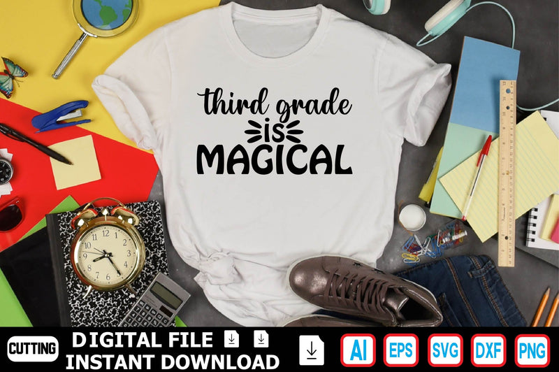 Third Grade is Magical SVG Craftlabsvg24 