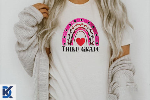 Third Grade PNG Back to School PNG Sublimation SVGista 