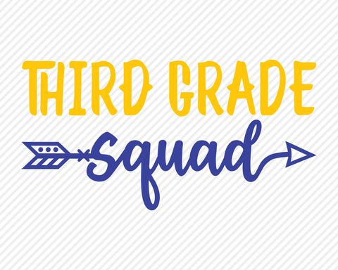 Third Grade Squad | School SVG SVG Texas Southern Cuts 