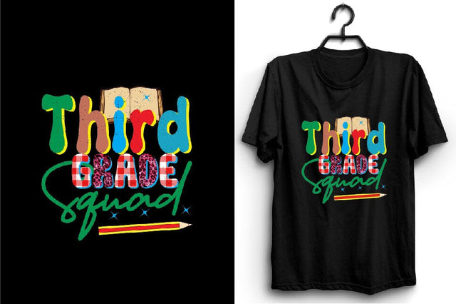 Third Grade Squad Sublimation SVGArt 
