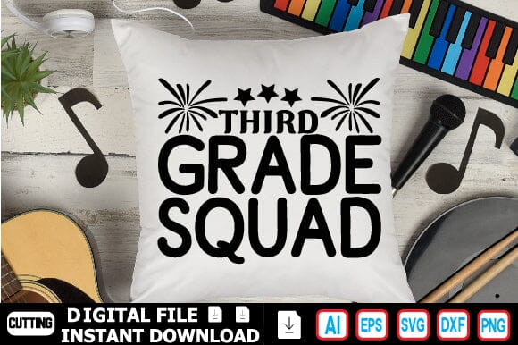 Third Grade Squad SVG Craftlabsvg24 