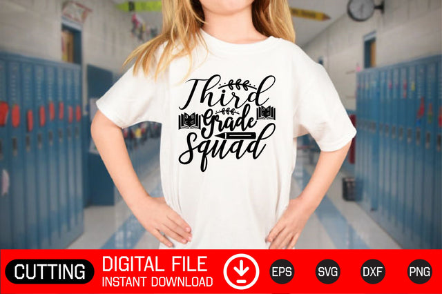 Third Grade Squad SVG CraftlabSvg29 