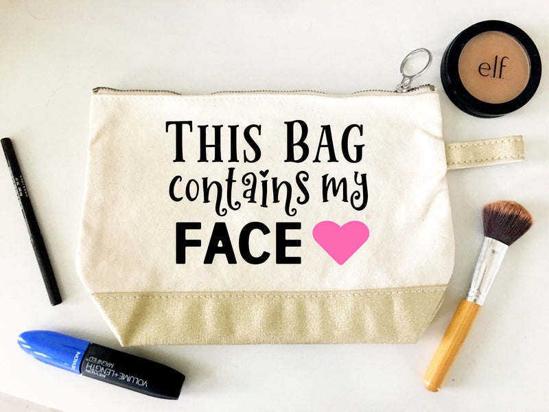 This Bag Contains My Face SVG Design | Extended Use License SVG So_Fontsy_VIP 