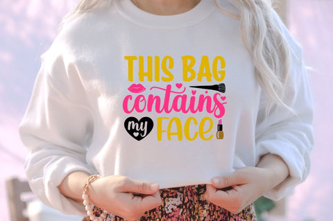 This bag contains my face SVG SVG DESIGNISTIC 