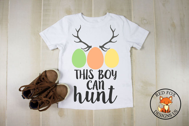 This Boy Can Hunt SVG | Easter Files | SVG PNG DXF Cut Files SVG RedFoxDesignsUS 