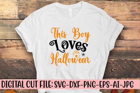 This Boy Loves Halloween Svg Design SVG Syaman 