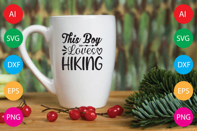 This Boy Loves Hiking SVG CraftlabSvg29 