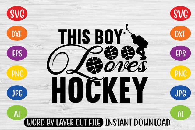 This Boy Loves Hockey SVG MStudio 