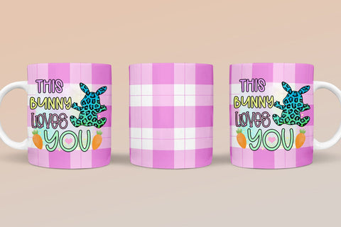 This Bunny Loves I Easter Mug Sublimation I Easter Mug Wrap Sublimation Happy Printables Club 