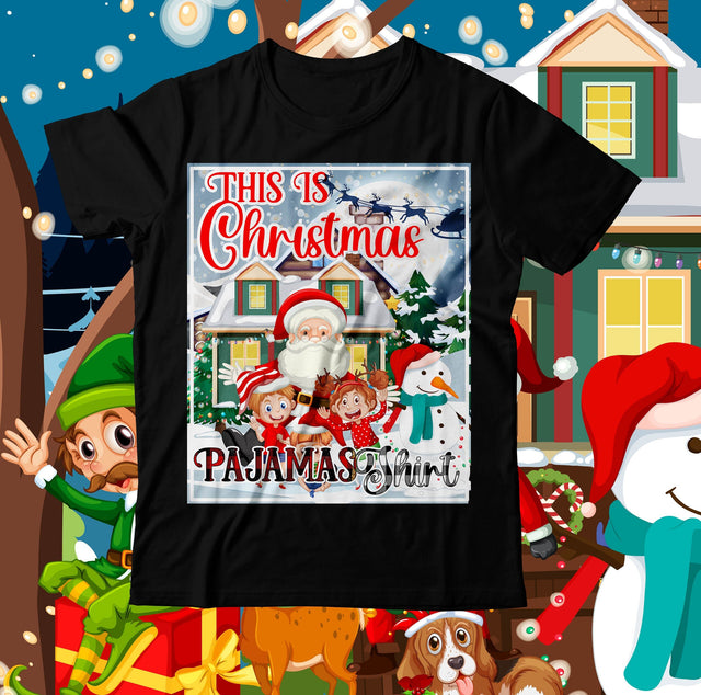 This Christmas Pajmas Shirt PNG , Christmas Pajmas Shirt Sublimation , Christmas illustration PNG , Christmas Sublimation Shirt PNG Sublimation BlackCatsMedia 