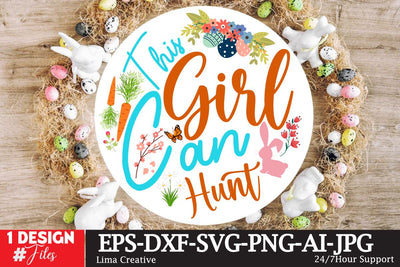 This Girl Can Hunt Sign SVG SVG Insomnia Std 