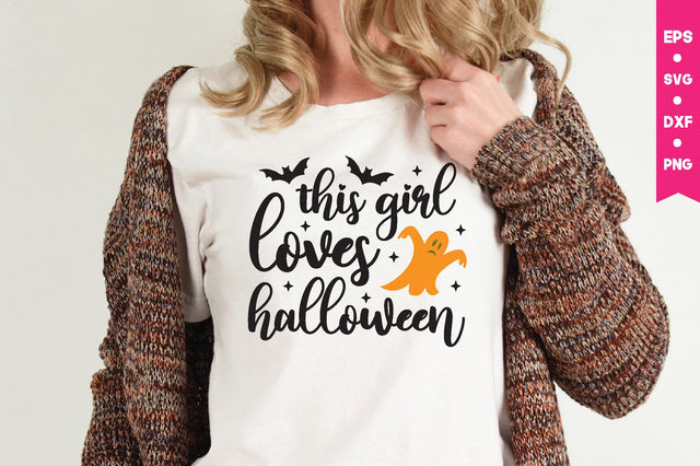 this girl loves Halloween SVG Cut File SVG md faruk hossain 