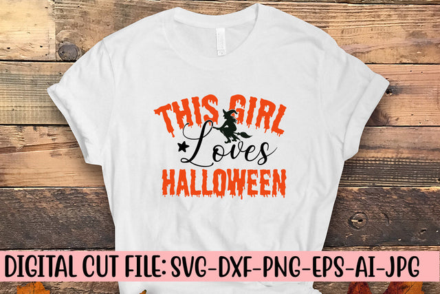 This Girl Loves Halloween SVG Cut File SVG Syaman 