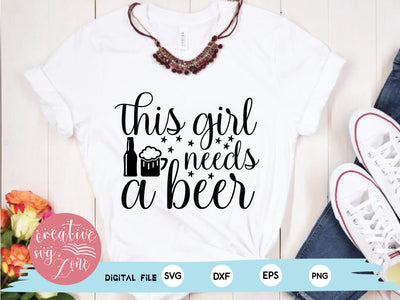 this girl needs a beer SVG md faruk hossain 