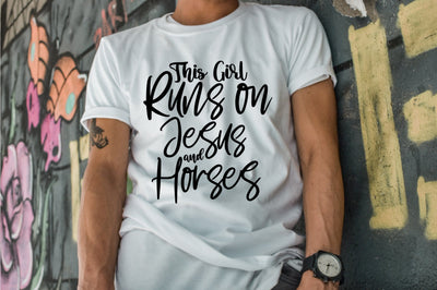 This Girl Runs on Jesus and Horses SVG orpitasn 