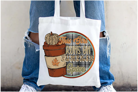 This Girl Runs on Pumpkin Spice Sublimation Sublimation Jagonath Roy 