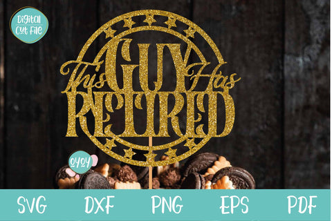 This Guy Has Retired SVG | Cake Topper and T-shirt Design SVG OyoyStudioDigitals 