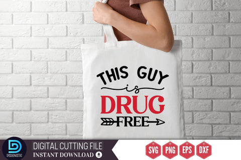 This guy is drug free SVG SVG DESIGNISTIC 