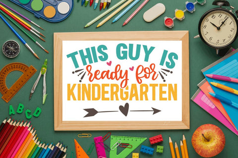 This guy is ready for kindergarten SVG SVG Regulrcrative 