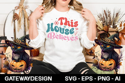 This House Believes Retro design SVG designmaster24 