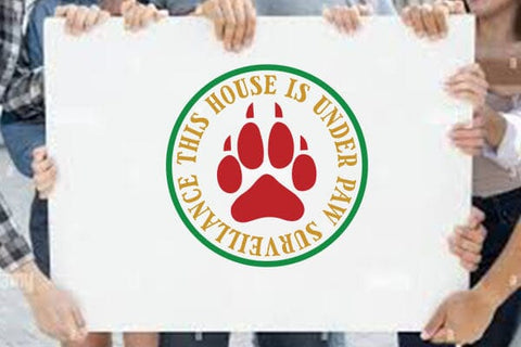 this house is under paw surveillance SVG Angelina750 