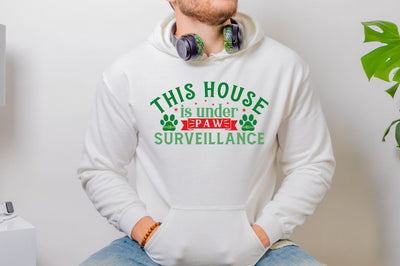 This house is under paw surveillance SVG SVG DESIGNISTIC 