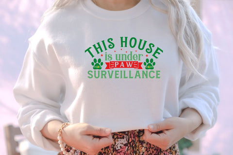 This house is under paw surveillance SVG SVG DESIGNISTIC 