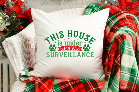 This house is under paw surveillance SVG SVG DESIGNISTIC 
