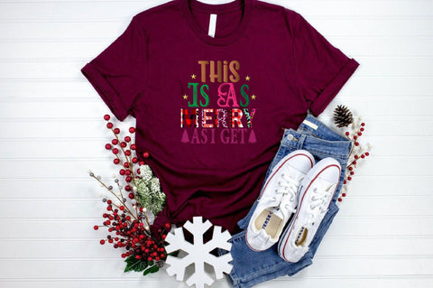 this is as merry as i get Sublimation SVGArt 