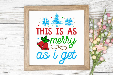 This is as merry as SVG Design SVG Regulrcrative 