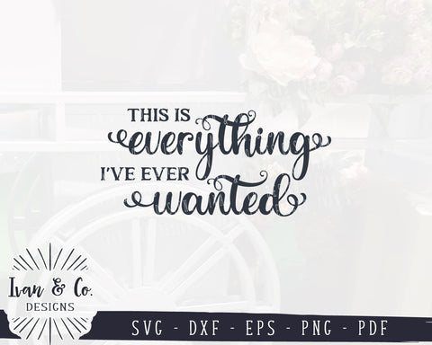 This is Everything I've Ever Wanted SVG Files | Family | Home | Farmhouse SVG (917997798) SVG Ivan & Co. Designs 