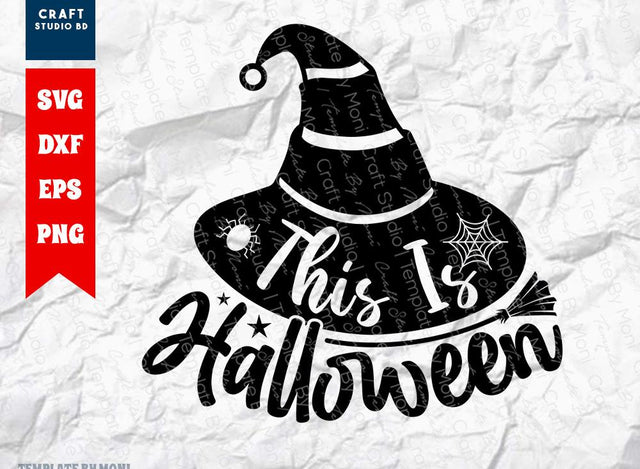 This Is Halloween SVG Cut File | Halloween Svg | Ghost Svg | Spooky Svg | Boo Svg | Holiday Svg | Funny Halloween Quote SVG ETC Craft 